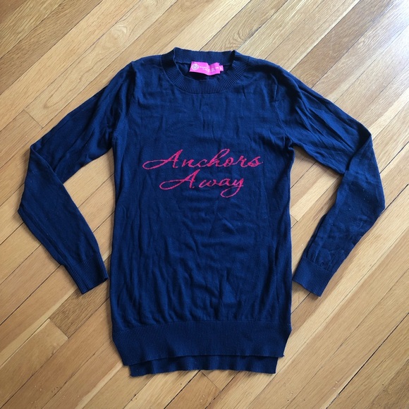 Macbeth Collection by  Margaret Josephs Sweaters - Macbeth Collection Margaret Josephs Anchor Sweater